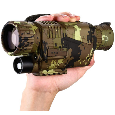 telescópio Handheld do monocular do sistema ótico da visão noturna 5x8 recarregável