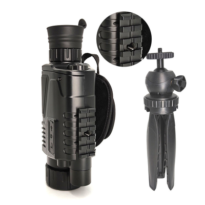 Monocular de vidro ótico da visão noturna 5x40 com CE de RoHS do Rangefinder