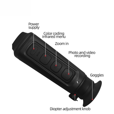 Monocular infravermelhos da imagiologia térmica IP66 384×288 para a ornitologia CS-1Pro