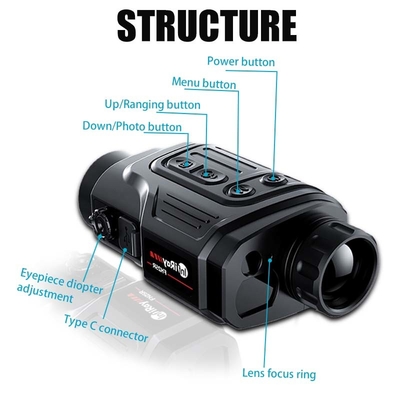 Alta resolução térmica de caça térmica do monocular de InfiRay da visão noturna do monocular de FH25R