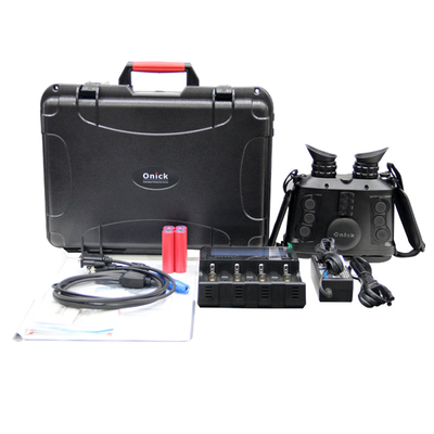 Fusão térmica multifuncional binocular com posicionamento de GPS \ WIFI \ compasso eletrônico